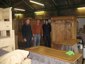 Me at Antique Pine furnature's superb facility in Mickel Trafford.