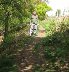 Me in the Sunshine. It was nice to be back on the trail again.