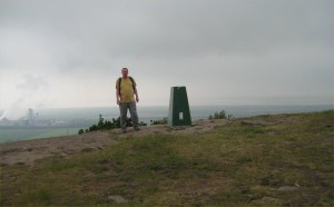 Me standing on Helsby Hill, after nearly 10 years.