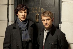 The superb series Sherlock, on BBC. The superb series Sherlock, on BBC.