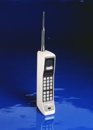 An old style mobile phone.