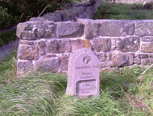 The Sandstone Trail Sign.