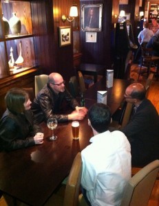 Some of my friends in the Lock Keeper.