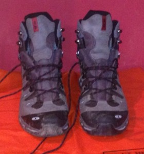 My new Salomon Quest boots. The best walking boots I've ever owned