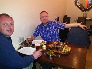 Dinner at the Hoole curry house
