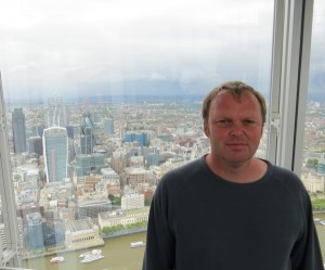 Me, with a view over London