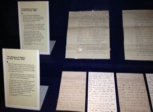 Letters written by Turing