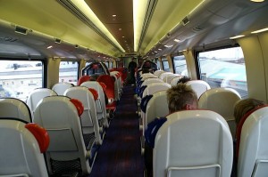 Travelling on a virgin train