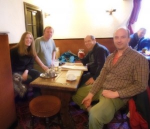 Having a pint in a nice pub in Ashbourne Having a pint in a nice pub in Ashbourne