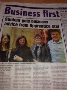 Glenn's son Jack in the paper Glenn's son Jack in the paper