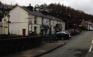 The excellent Cwellyn Arms pub.