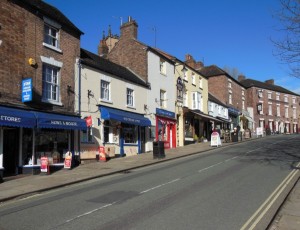 Shops and bars in Ironbridge