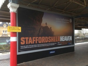A poster advertising Staffordshire