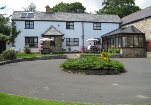 Tea shop near Ruabon mountain.