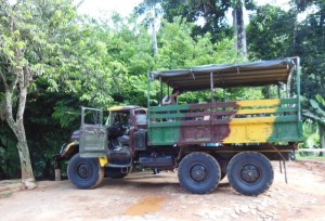 The old Russian truck