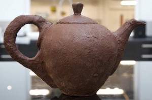 A real chocolate tea pot