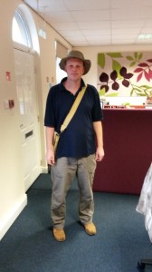 Me dressed as Indiana Jones.