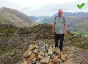 Haystacks - the final resting place of Wainwright
