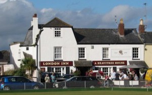 The London Inn, Shaldon - against fierce competition, the most shit pub in Shaldon.