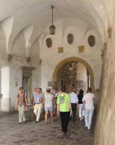 Main entrance to the castle