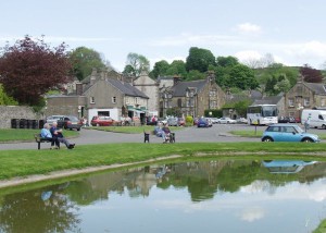 Hartington village in the evening