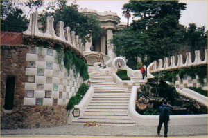 Steps near Dragon fountain