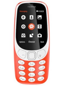 The classic Nokia 3310 redesigned.
