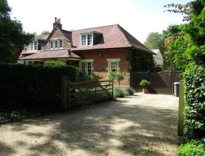 An old railway station at Droxford thats been converted into a private residence