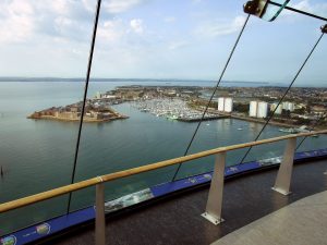 View accross portsmouth harbour taken from the Spinnaker