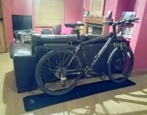 My Trekk bike, parked in my living room.
