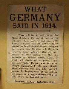 Article titled "what Germany said in 1914" describing what Great Britain will be like after they lose the war.