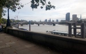 A view across the river thames.