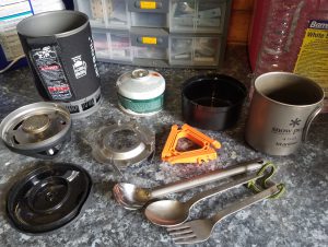 Camping stove and other cooking equipment