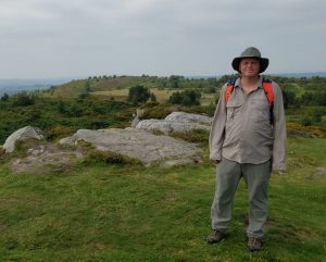 Me standing on Hope mountain in Wales